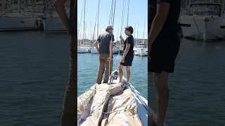 Superbe visite du magnifique bateau de régate le FrenchKiss