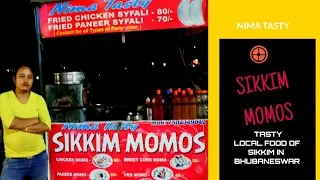 AUTHENTIC SIKKIM MOMOS CHICKEN SHA PHALEY IN BHUBANESWAR STREET FOOD OF INDIA