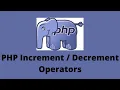 Increment Decrement Operations in PHP