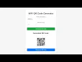 WiFi Barcode Generator Using HTML CSS and JavaScript with Source Code
