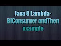 Java Lambda-BiConsumer andThen example
