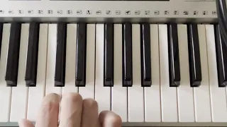 درس ٢٠٤ تعليم عزف ترنيمة الرب قريب لمن يدعوه 