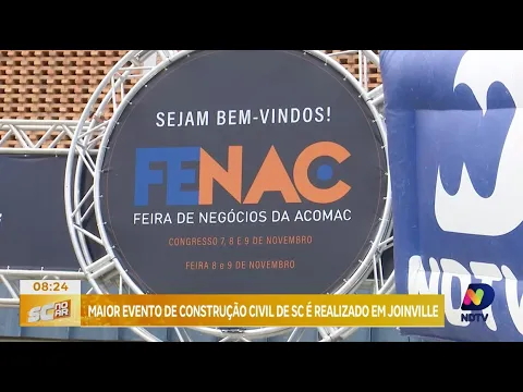 Maior evento de construção civil de SC é realizado em Joinville