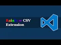 VS Code Rainbow CSV Extension - Highlight Query Format More