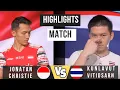 Download Lagu Epic Clash! Jonatan Christie 🇮🇩 vs Kunlavut Vitidsarn 🇹🇭 | Badminton Highlights