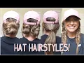 4 EASY HAIRSTYLES TO WEAR WITH HATS MEDIUM LONG HAIRSTYLES