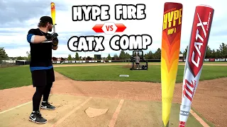 EASTON HYPE FIRE vs MARUCCI CATX COMPOSITE USSSA Baseball Bat Review