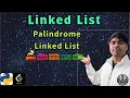 LeetCode 234 Palindrome Linked List Python Solution Explained AlgoYogi