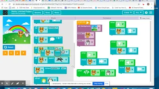 How to Code a Story in Code org using the Pre-Reader Play Lab