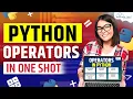 Python All Arithmetic Logical Assignment Identity Bitwise Membership Operators in 1