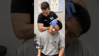 Part 1 His neck has been stuck facing the right