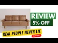 Ainsley 73 Faux Leather Sofa Review - Steelside
