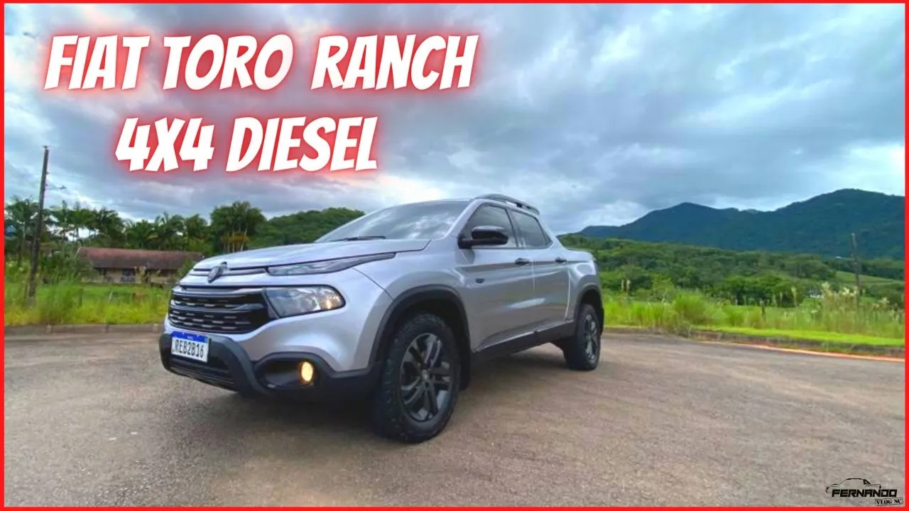 FIAT TORO RANCH ANO 2021 4X4 DIESEL "É BOA? VALE A PENA?