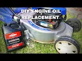 How to change the Engine Oil on a Lawnmower - Briggs Stratton VICTA