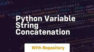 python variable string concatenation