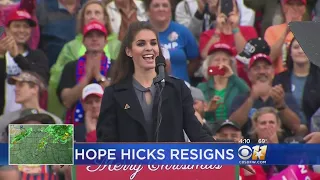 White House Communications Director Hope Hicks Resigning