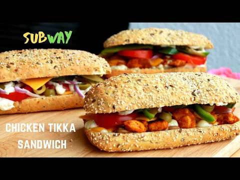 Download MP3 Subway Chicken Tikka Sandwich Recipe|| Grilled Chicken Sandwich|| Easy Chicken Breast Dinner Recipes