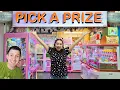 Time to PICK A PRIZE and WIN at this Claw Machine arcade!