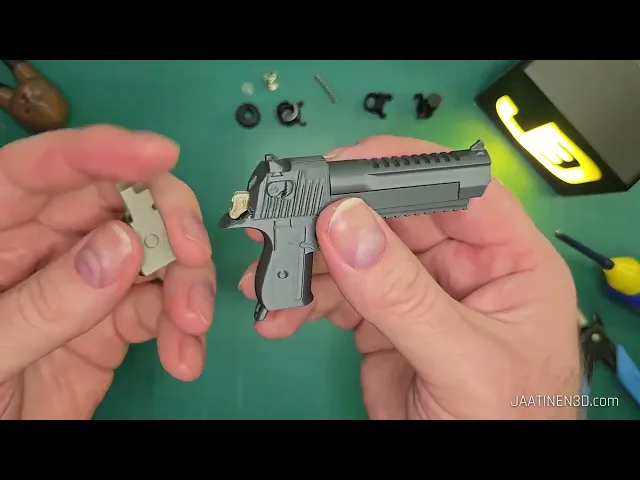 Desert Eagle Keychain — Functional Blaster Toy video thumbnail