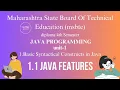 Java Features Java Programming Unit 1 - Lecture 1 K-Scheme 4th Semester Enlight India
