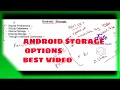 Android Storage options
