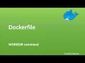 Dockerfile for beginners 6 WORKDIR command in Dockerfile
