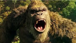 kong wakes up opening scene godzilla vs kong 2024 movie clips