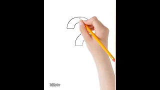 How to draw question mark for Kids