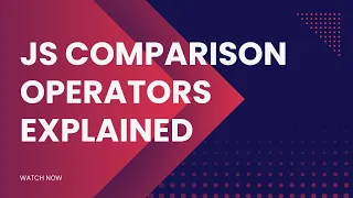 JavaScript Comparison Operators Explained Beginner-Friendly Tutorial