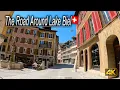 Lagu Bielersee (Lake Biel) Loop Drive | Peaceful POV Journey Starting in Biel/Bienne | Switzerland 🇨🇭