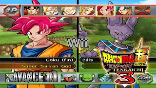 dragon ball super budokai tenkaichi 3 iso wii avance 1