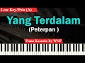 Download Lagu Peterpan - Yang Terdalam Karaoke Lower Key / Pria | Piano Karaoke
