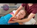 Unintentional ASMR Sleep Inducing Back Neck Scalp Massage with asmraugust