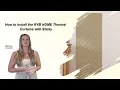 Easy DIY Guide Abby Shows You How to Install RYB HOME Thermal Blackout Door Curtain