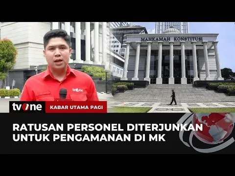 Gugatan Pemilu 2024: Pengamanan Gedung Mahkamah Konstitusi Diperketat