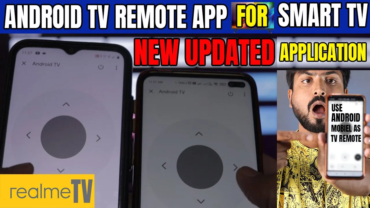 Android Mobile Remote App For Realme TV | Use Your Mobile Phone as Remote for Realme TV