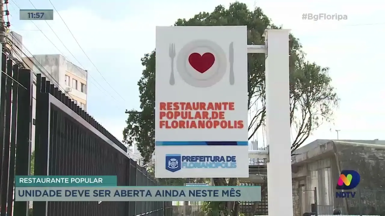 Restaurante popular: unidade deve ser aberta ainda neste mês