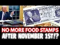 Lagu No More FOOD STAMPS After November 1st 😪😳