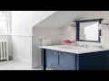 Navy Blue Bathroom Vanity Cabinet Furniture Designs