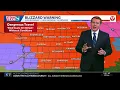 Iowa weather Blizzard Warning Sunday through Monday morning