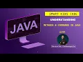 Smart Kids Code Understanding Methods and Commands in Java