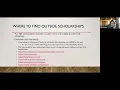 Outside Scholarships Webinar