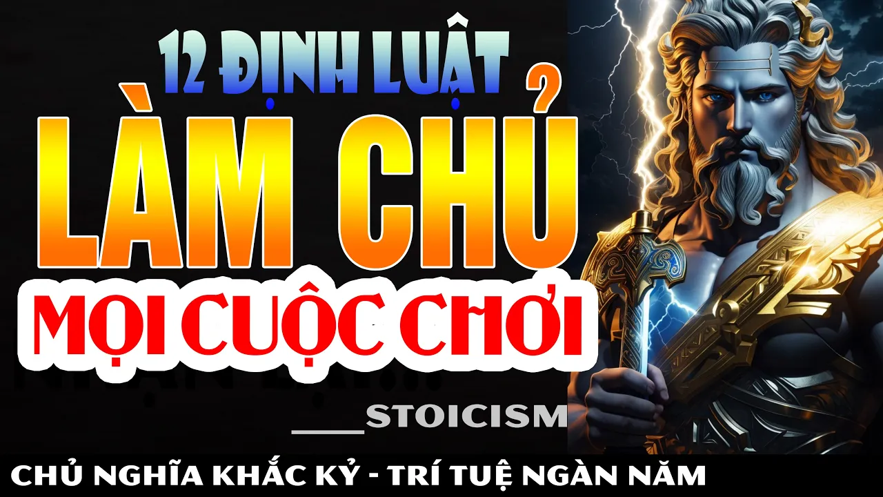 Outline Video 12 ĐỊNH LUẬT làm chủ MỌI CUỘC CHƠI - "CÂN" HẾT 97% vấn đề cuộc sống | Khắc Kỷ 365 - Trí Tuệ Ngàn Năm