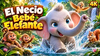 El Necio Bebé Elefante 🐘 | 3D 4K | Cuentos infantiles para dormir en Español