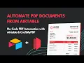 How to Generate PDF Documents from Airtable and CraftMyPDF