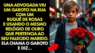 ADVOGADA VIU GAROTO VENDENDO FLORES USANDO RELÓGIO IDÊNTICO AO DO SEU MARIDO FALECIDO HÁ 5 ANOS...