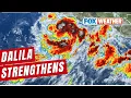 Tropical Storm Warnings Issued For Mexico As Tropical Storm Dalila Strengthens