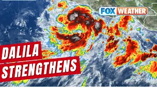 Tropical Storm Warnings Issued For Mexico As Tropical Storm Dalila Strengthens