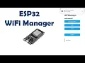 ESP32 WiFi manager Code Explained