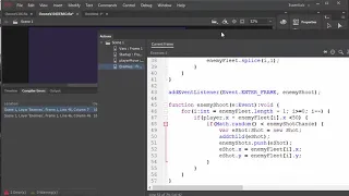Actionscript 3 Catch Avoid Game Tutorial V05 Enemy Shooting